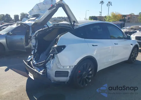 2022 Tesla Model Y Performance Dual Motor All-Wheel Drive из США, поврежденный, VIN 7SAYGDEF4NF558125
